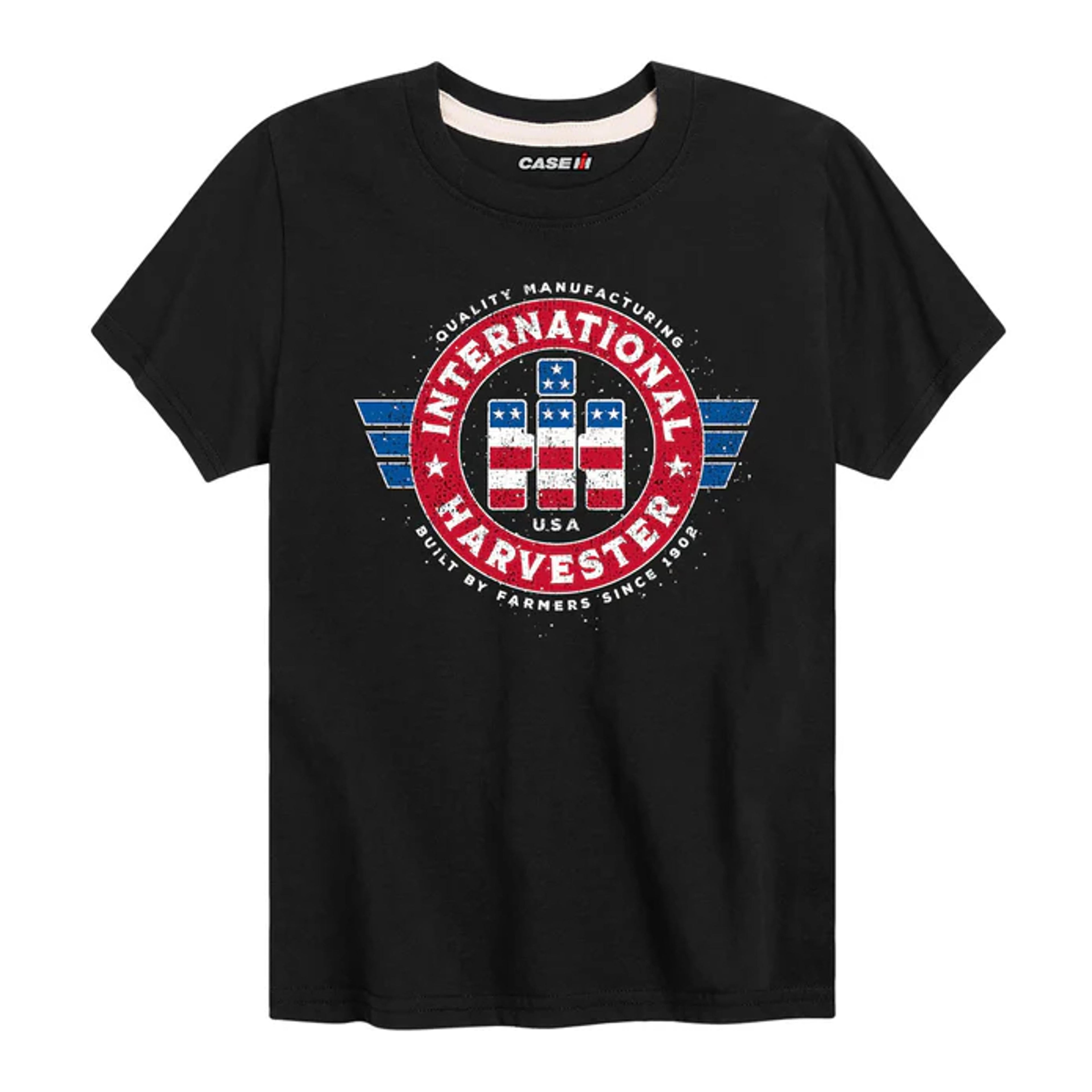 Country Casuals Case IH Kids American Badge Boys T-Shirt - Kids