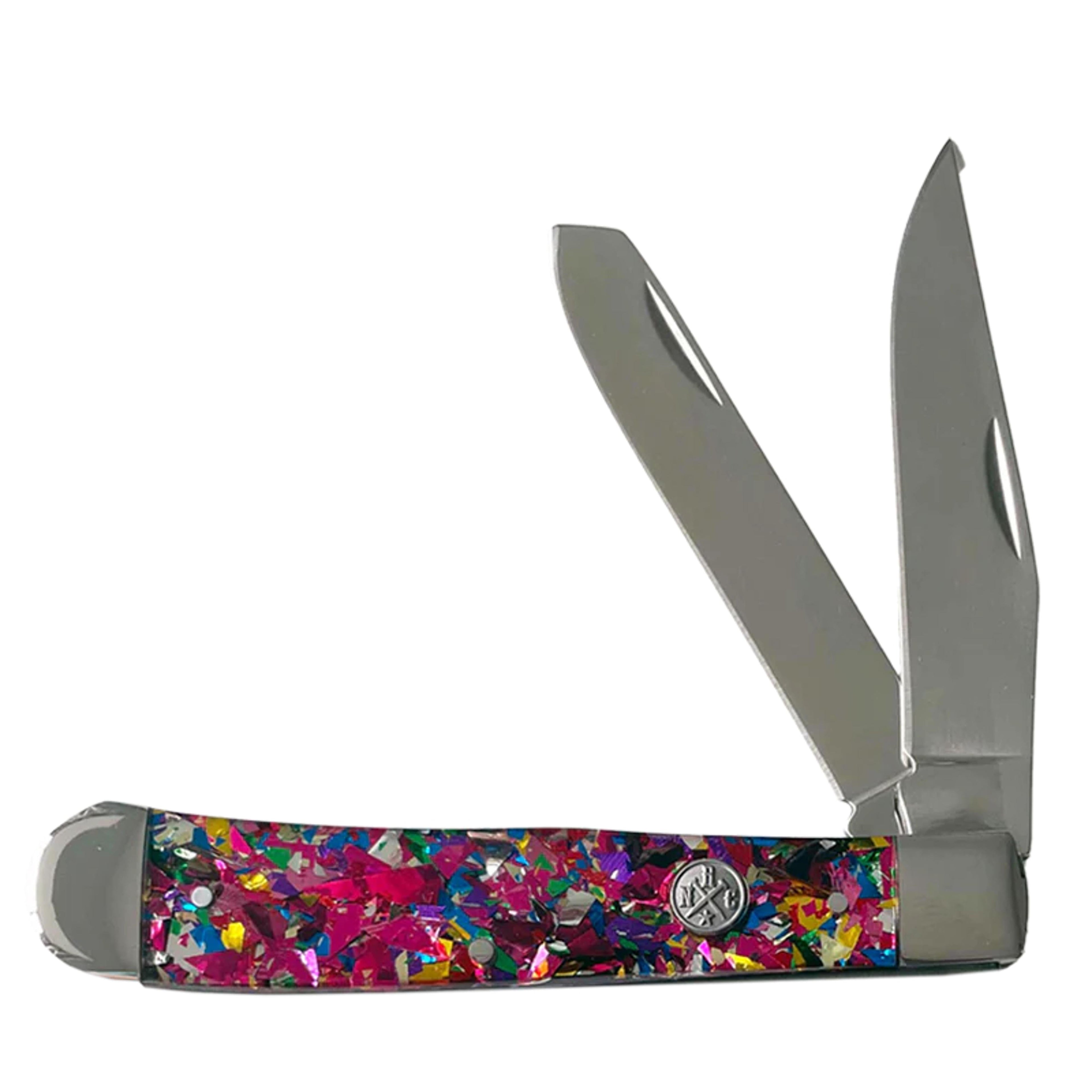 Whiskey Bent Nail Cutlery Pink Infused Knife-RN11-85