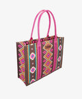 Montana West Wrangler Pattern Print Canvas Wide Tote-WG2203-8119HOTPIK