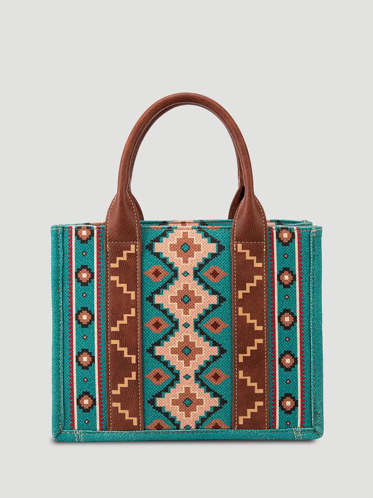 Montana West Wrangler Small Canvas Tote/Crossbody-WG2203-8120STQ