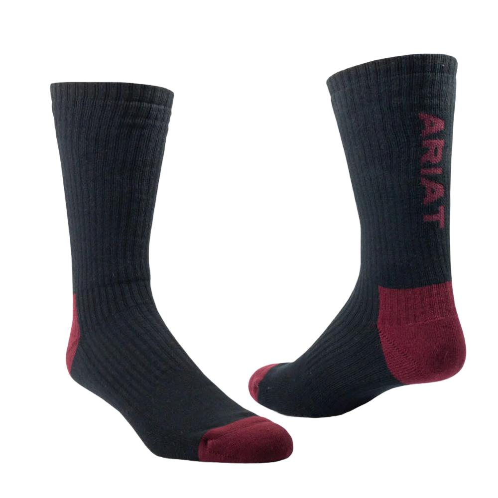 Ariat Socks - Nester 10036517 Ariat Cotton Crew-AR2239-001
