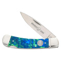 Whiskey Bent Hat Co Lock Blade Lue Green Opal-WB13-01