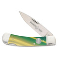 Whiskey Bent Hat Co Whiskey Bent Lock Blade Green Gold Opal Knife - Un-WB13-02