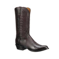 Lucchese Mens Lonestar Calf Cowboy Blackcherry Western Boot-M1021.R4