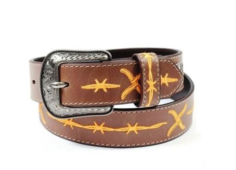 Western Fashions Acc. Twisted X Orange Belt