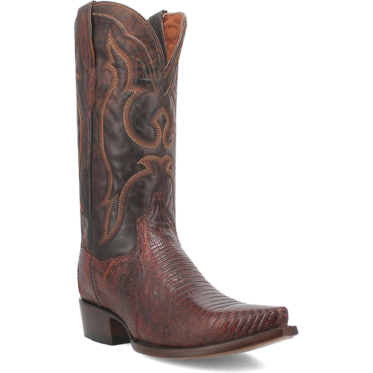 Dan Post Mens Hearst Lizard Boot - Cognac/brown Western-DP3078