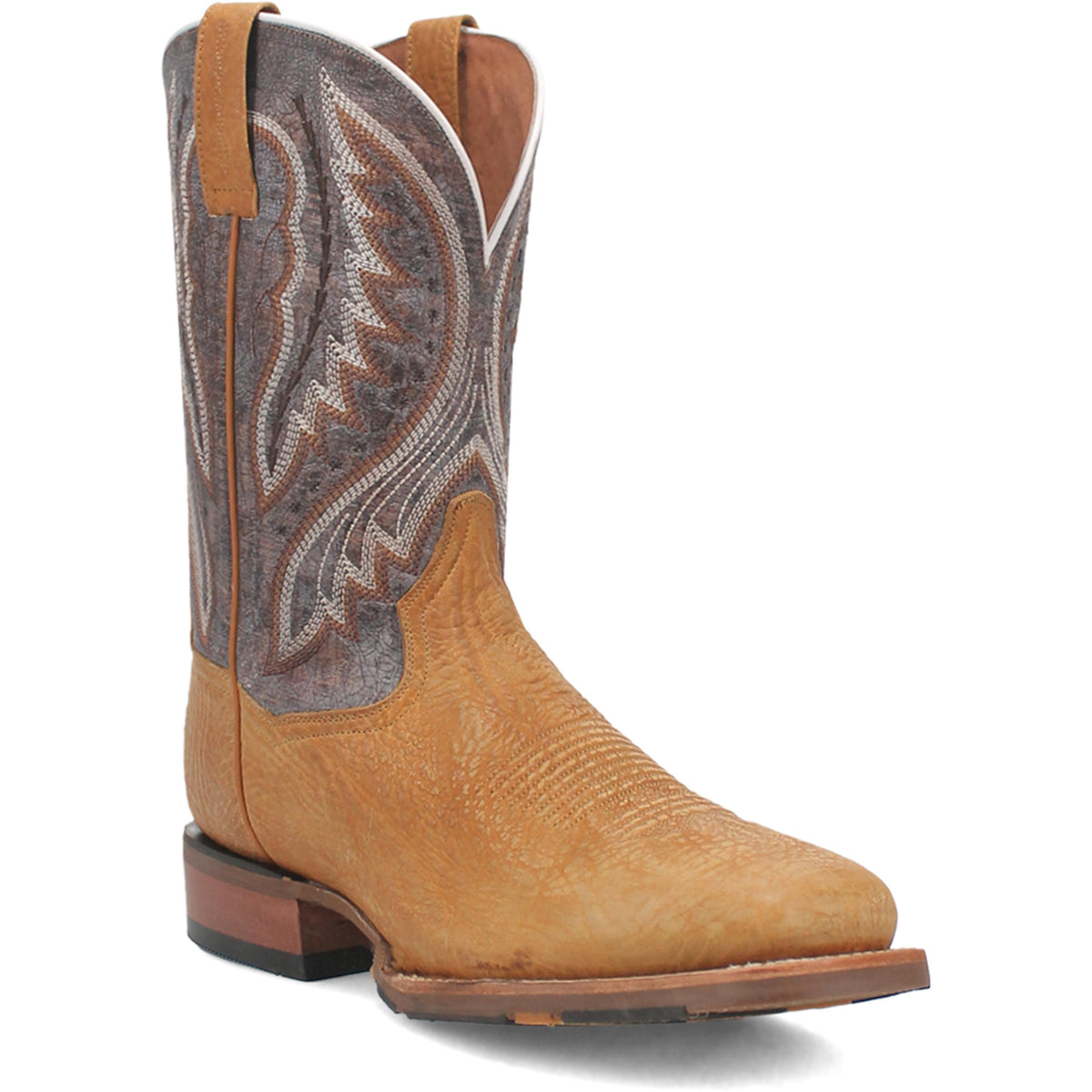 Dan Post Mens Dugan Bison Leather Boot - Camel Western-DP4925