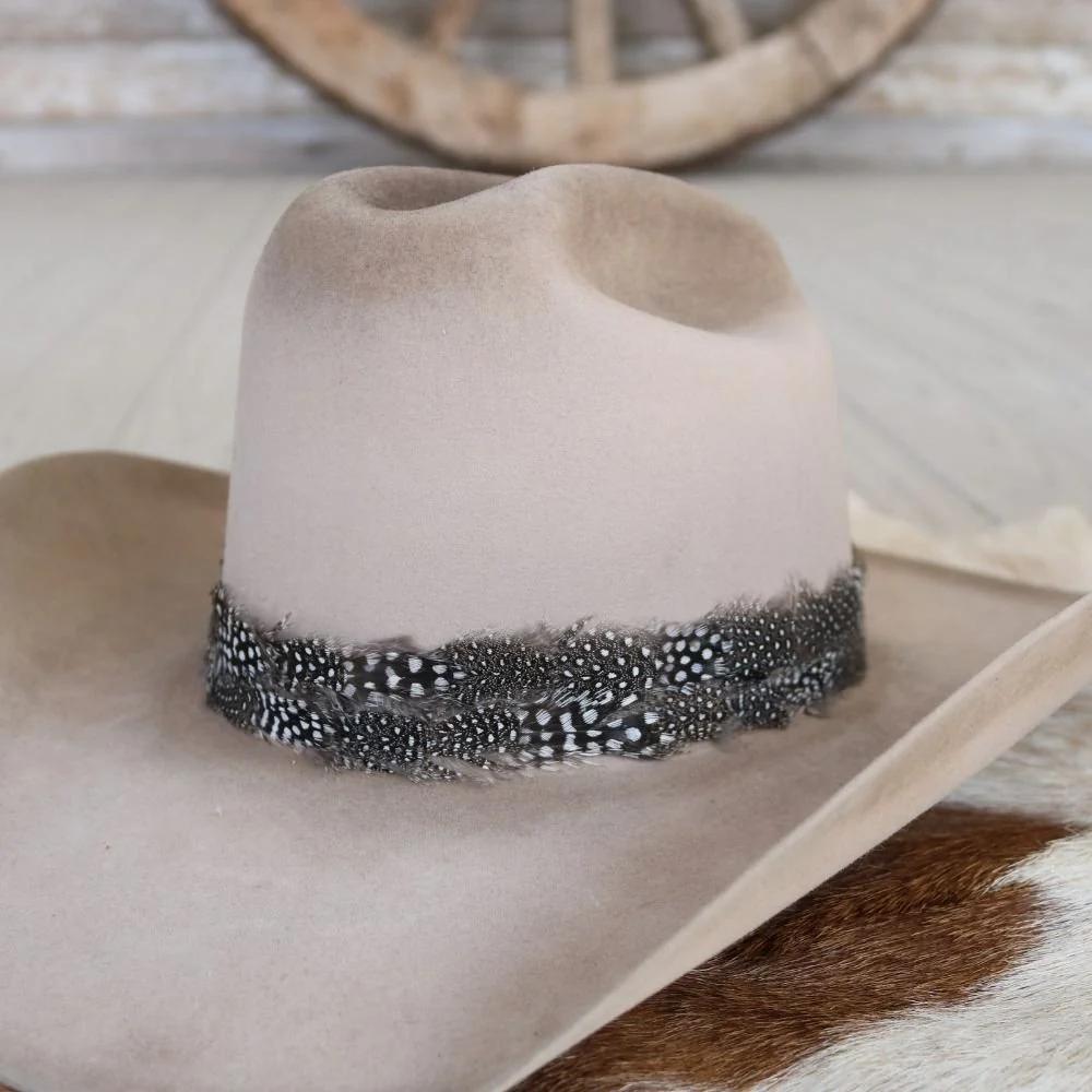 Willow Lane Hat Co Feather Hatband-Brich-L-SPOTTED