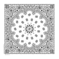 Western Express Inc Paisley Bandanna Wht-3504