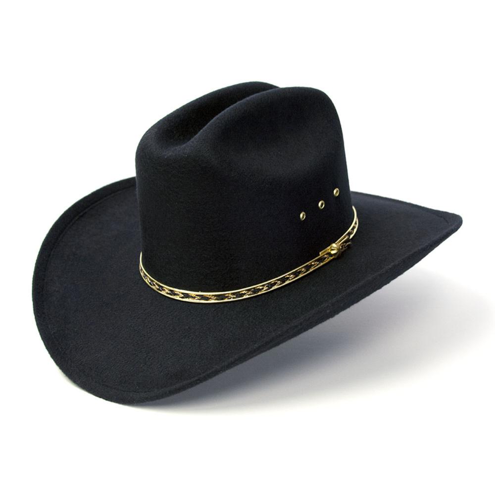 Western Express Inc Black Cattleman Felt-BFF-26BLK