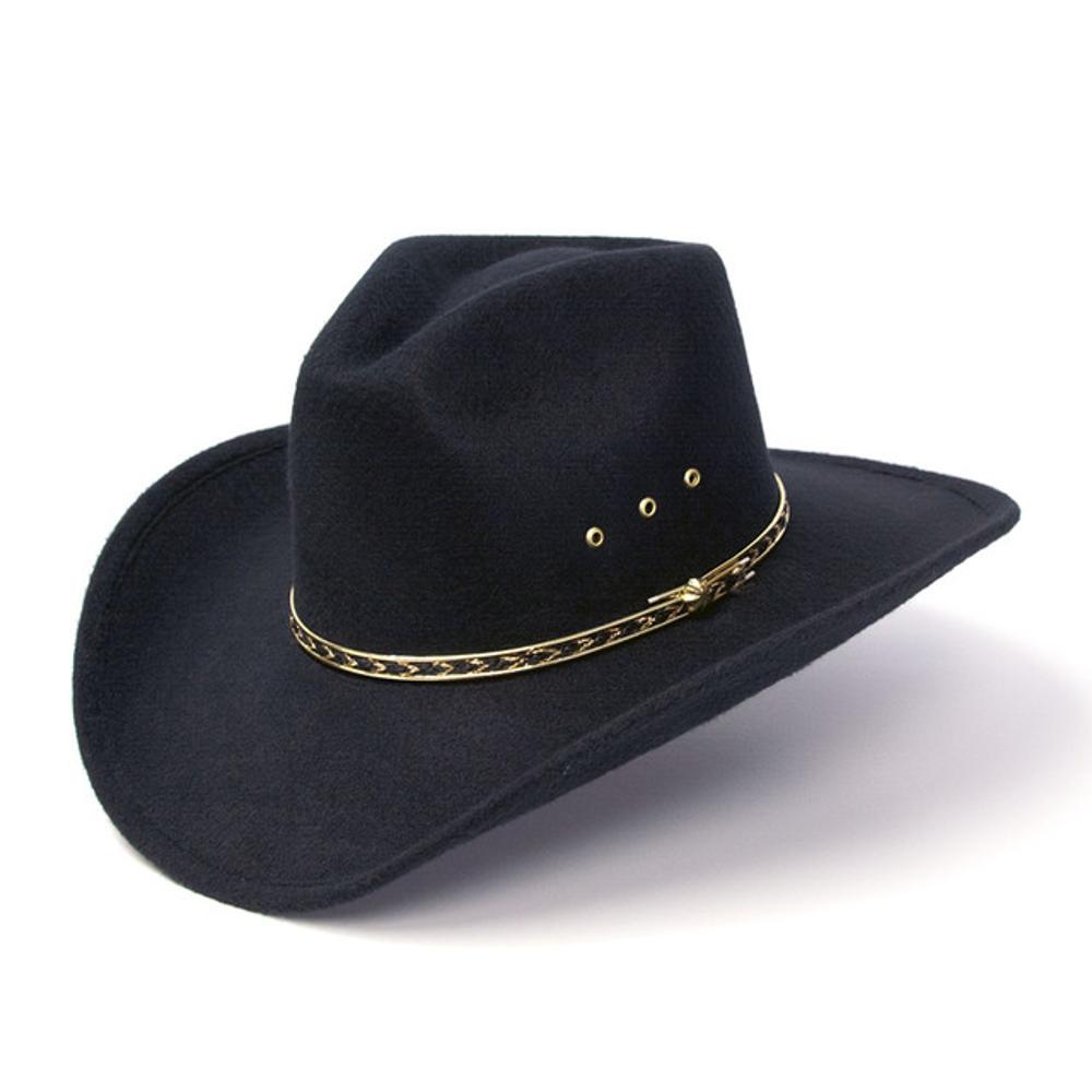 Western Express Inc Black Pinch Front Felt-BFF-36BLK