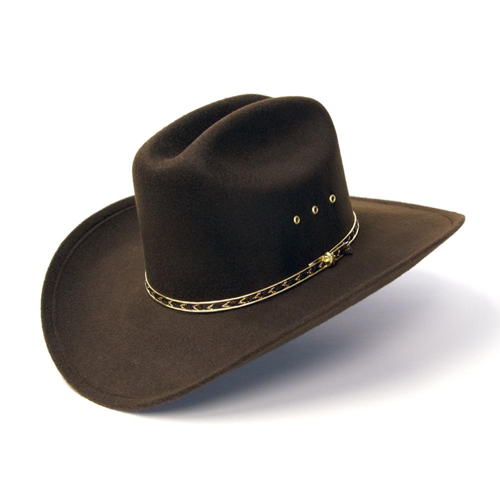 Western Express Inc Brown Cattleman Felt-BFF26-BRN