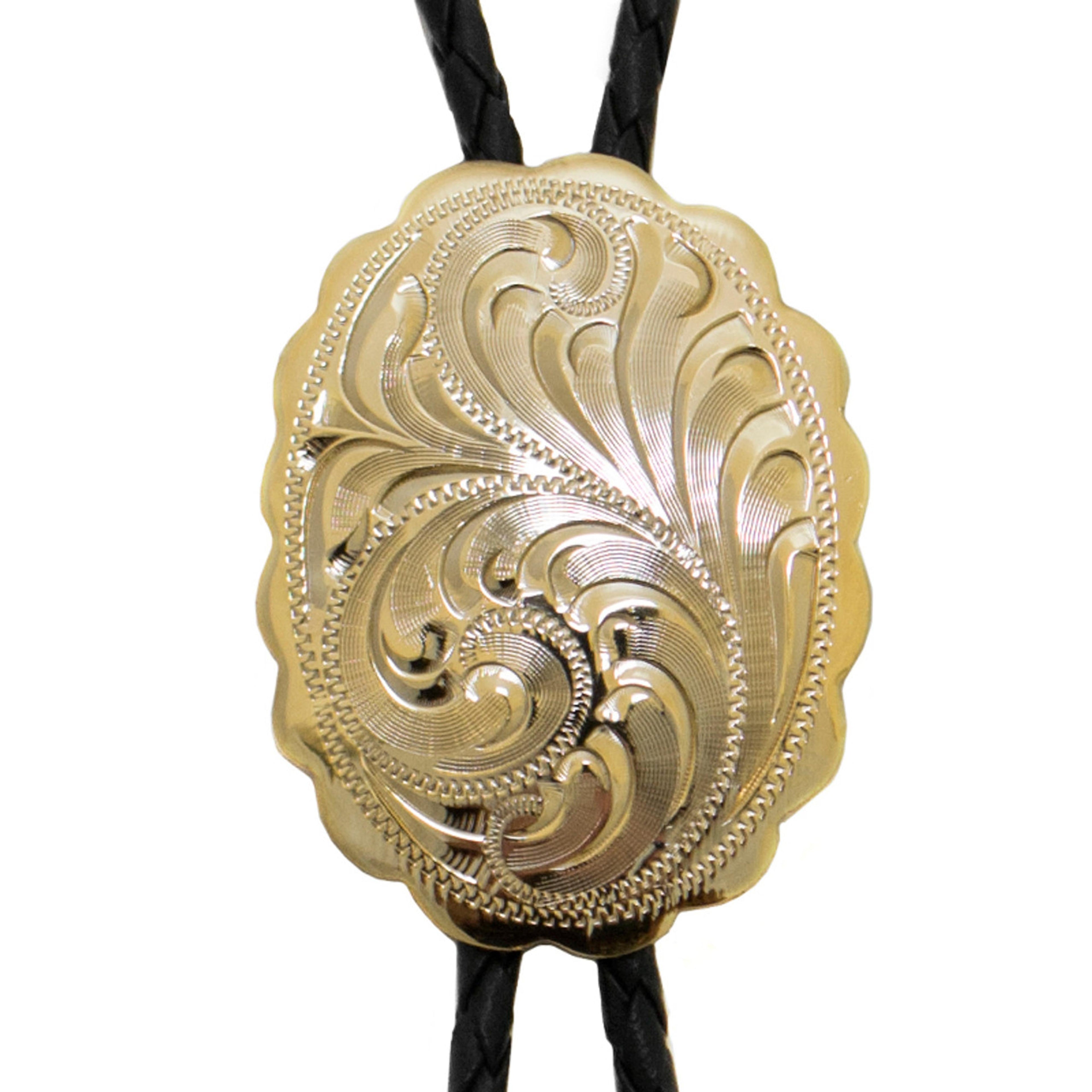 Western Express Engraved Gold Scalloped-BT-529