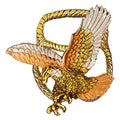 Western Express Inc Tricolor Eagle Scarf Slide-SS-23