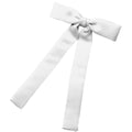 Western Express White Colonel Tie/Clip-T-124W