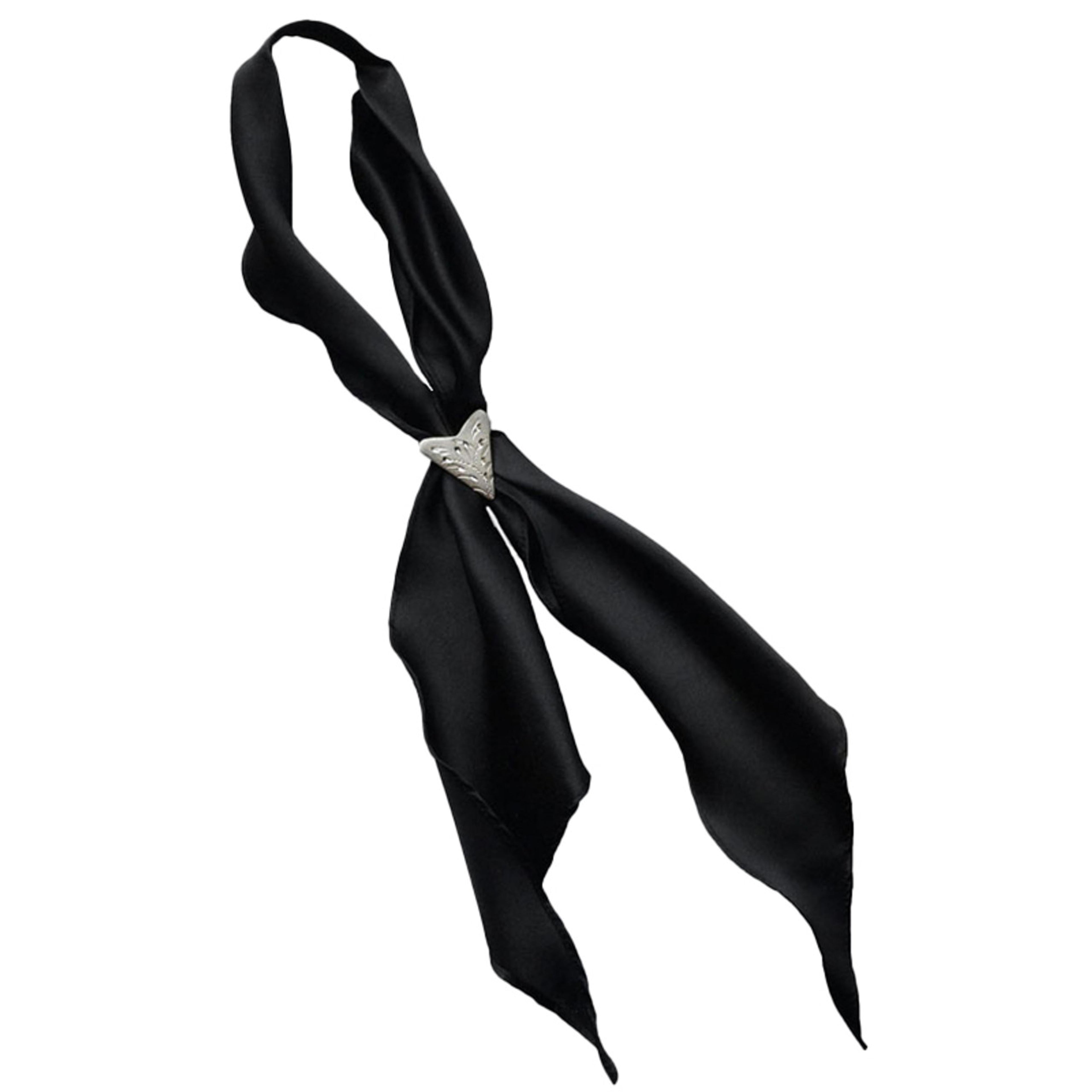 Western Express Black Scarf Tie-T-421B