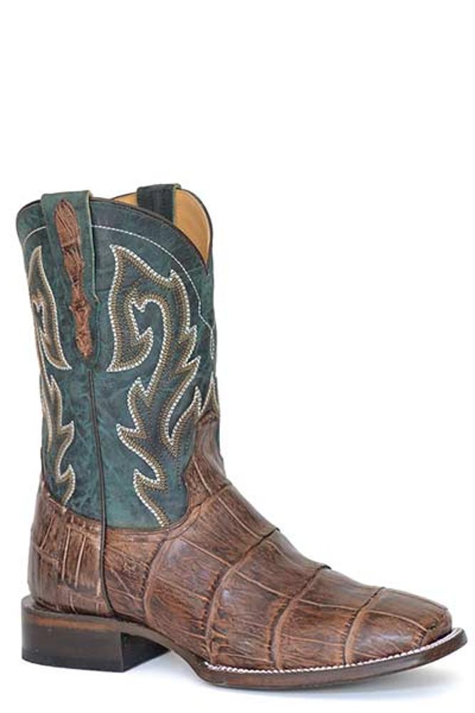 Roper Mens Stetson Alligator Large Brown-20-8818-3884BR