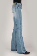 Roper Womens Tin Haul Libby Fit Flare 103BU - Burgundy-54-595-103BU