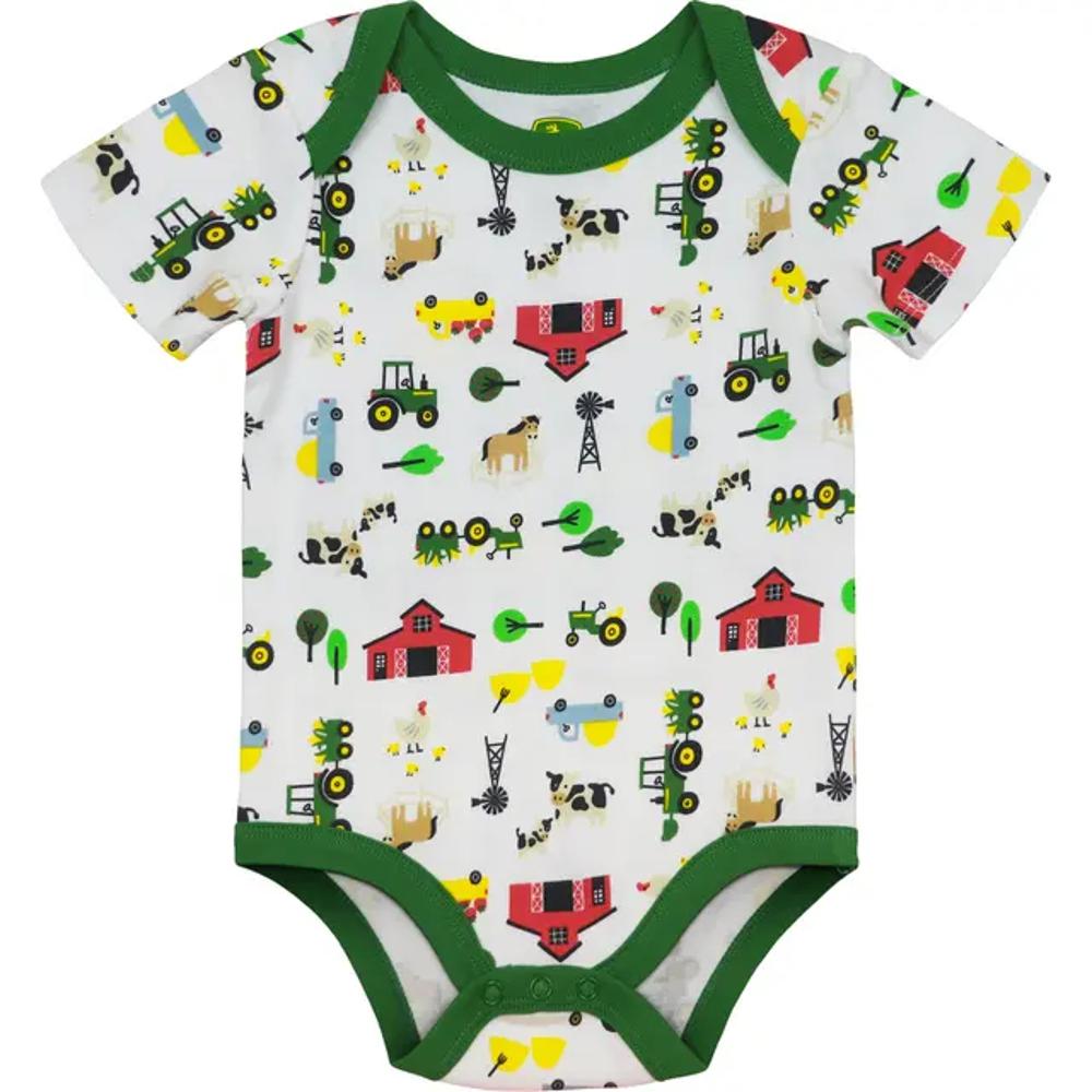 John Deere Jd Kids Farmland Onesie-J3B389WN