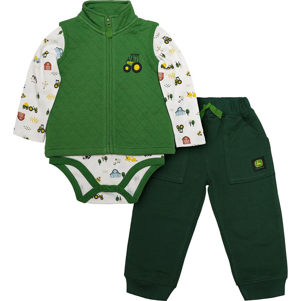 John Deere Jd Kids 3 Ps. Tractor Set-J4S336GN