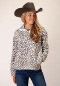 Roper Womens Polar Fleece Snow Leopard - White-98-250-6182WH