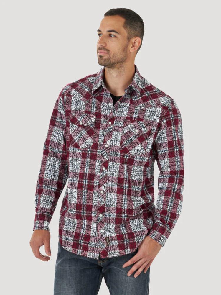 Wrangler Mens Western Shirt Snap 4941-112314941