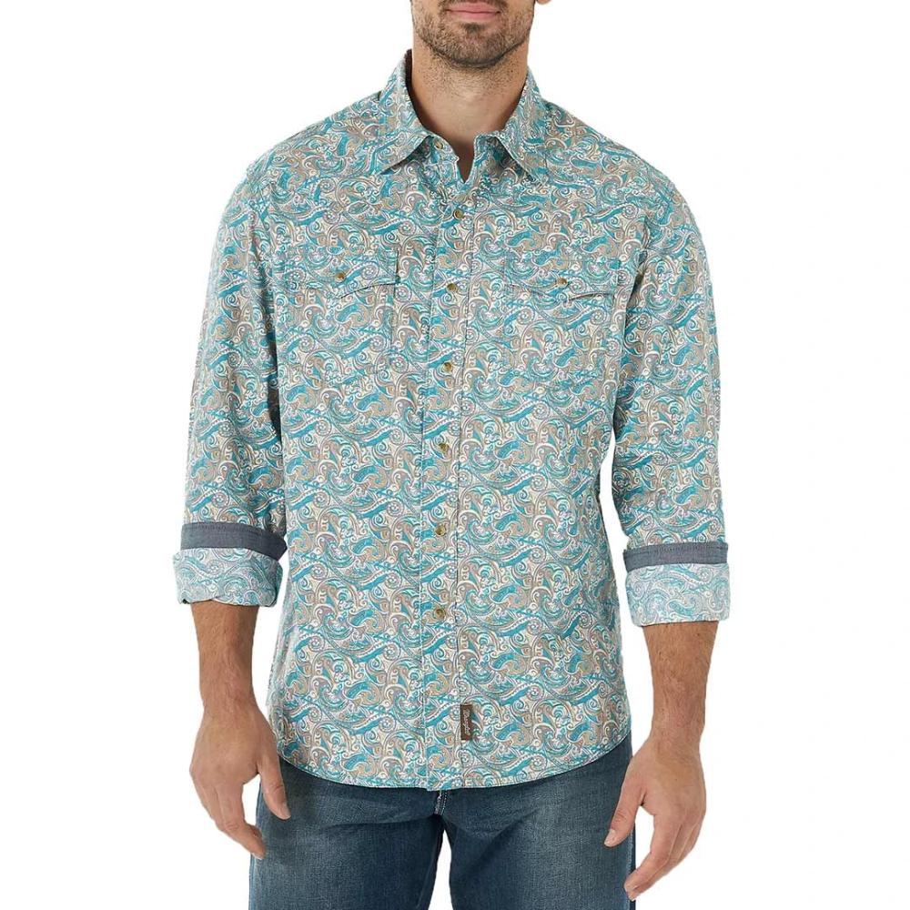 Wrangler Mens Western Shirt Snap 4943-112314943