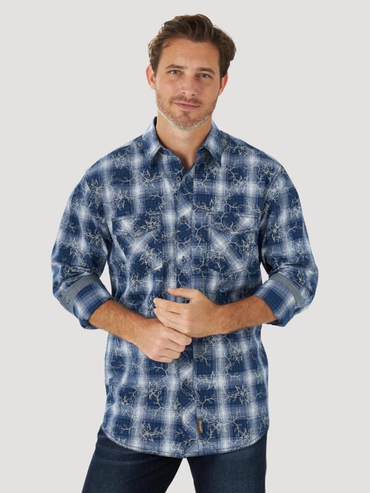 Wrangler Mens Western Shirt Snap 4949-112314949