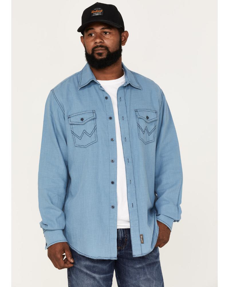 Wrangler Mens Western Shirt Snap 4961-112314961