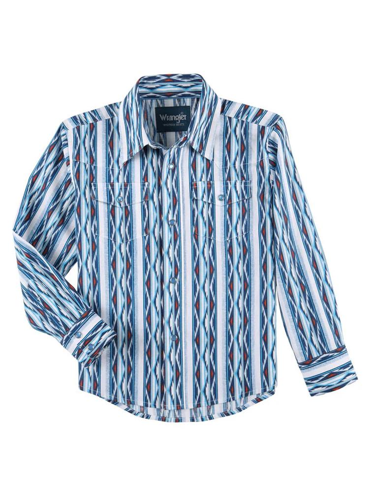Wrangler Kids Checotah Shirts Blue-112324796