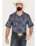 Wrangler Mens Coconut Cowboy Shirt Blue-112324943