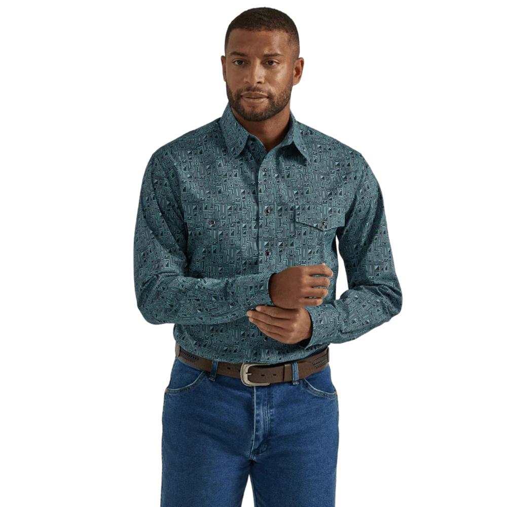 Wrangler Mens Western Shirt Snap 0367-112330367