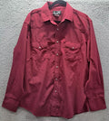 Wrangler Mens Silver Edition Shirt Red-75772RD