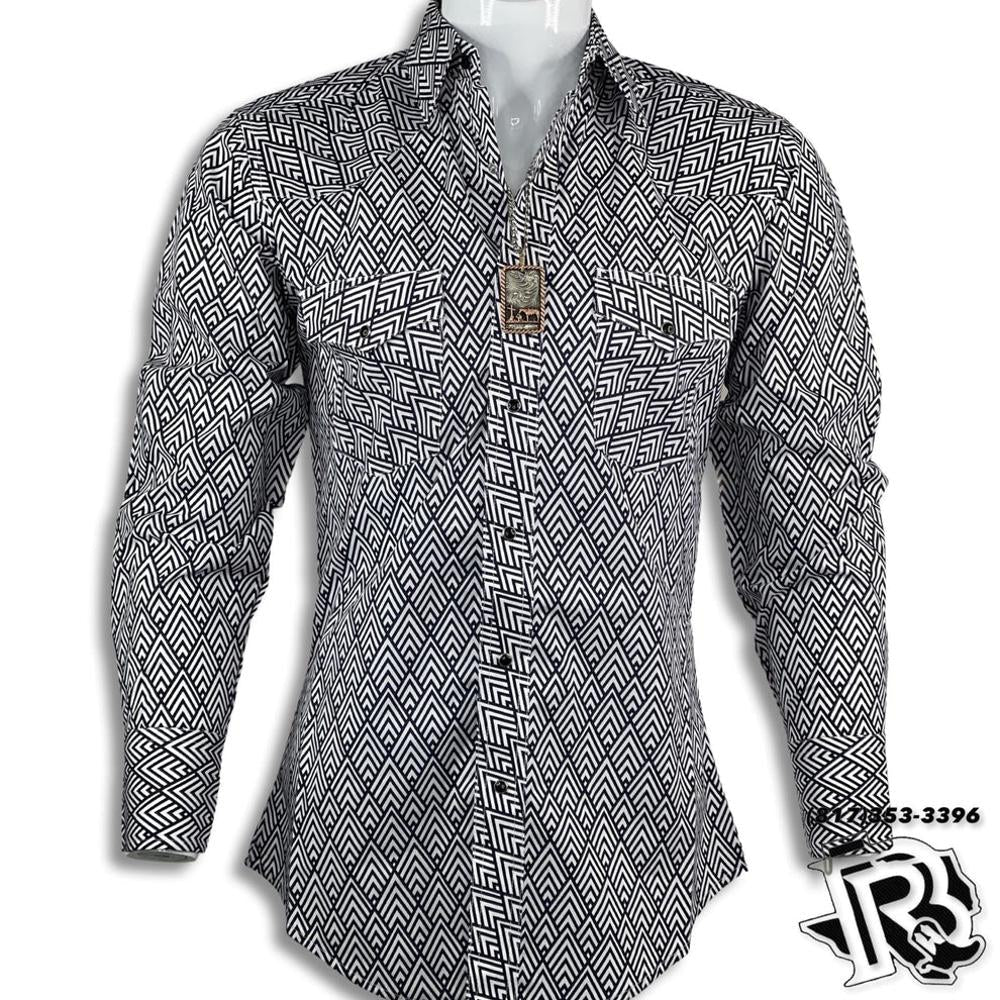 Wrangler Mens Western Shirt Black 12BK-75812BK