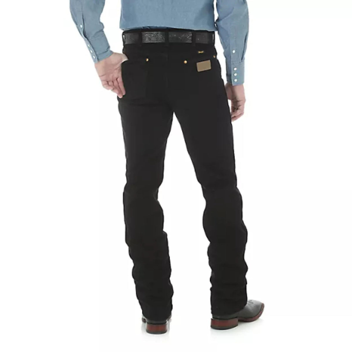 Wrangler Mens s Wrangler Shadow Black Cowboy Cut Slim Fit Jean-936WBK