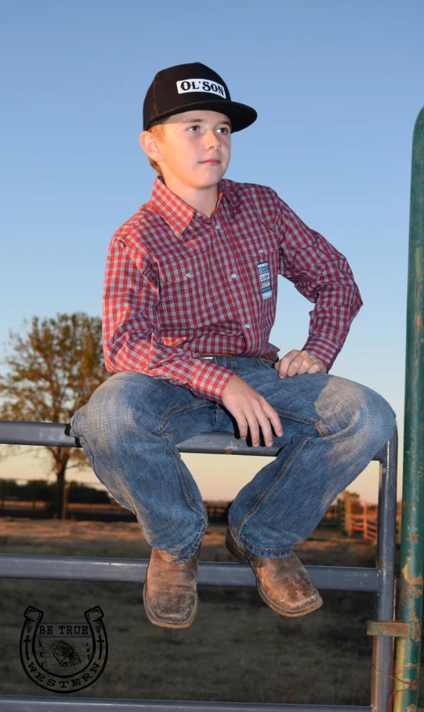 Wrangler Kids Shirts Plaid 043A-BWR043A