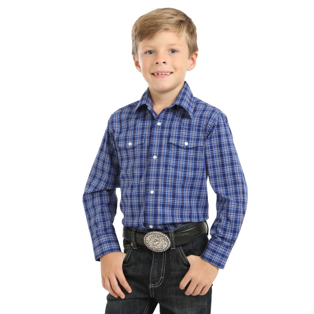Wrangler Kids Shirts Plaid 341B-BWR341B