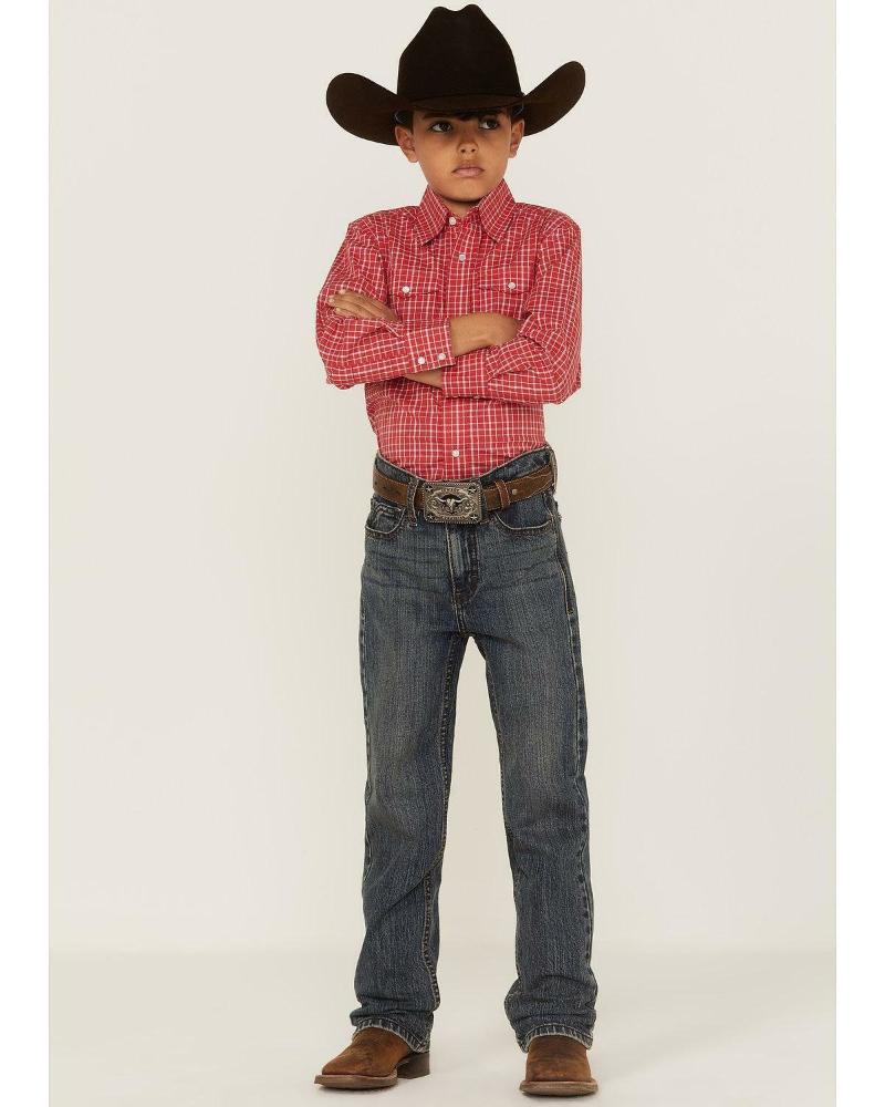 Wrangler Kids Shirts Plaid 427R-BWR427R
