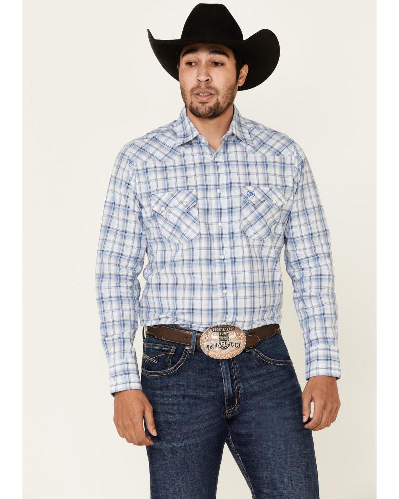 Wrangler Mens Western Shirt Snap 007B-MV4007B