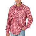 Wrangler Mens Fashion Snap Red-MVG341R