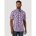 Wrangler Mens Fashion Snap Purple 347P-MVG347P