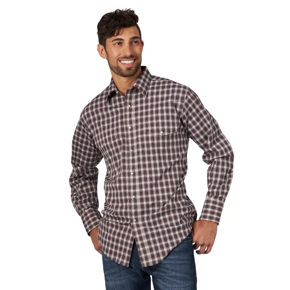 Wrangler Mens Wash And Wear Shirt 344E-MWR344E