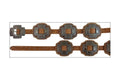 Gem-Dandy Womens 's Belt 1-1/2 Tan-5406790-210