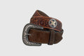 Gem-Dandy Belt 1-1/2 Brindle Hair-8655500-200