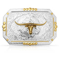 Montana Silversmiths Principle Longhorn Showpiece Buckle-45410-767