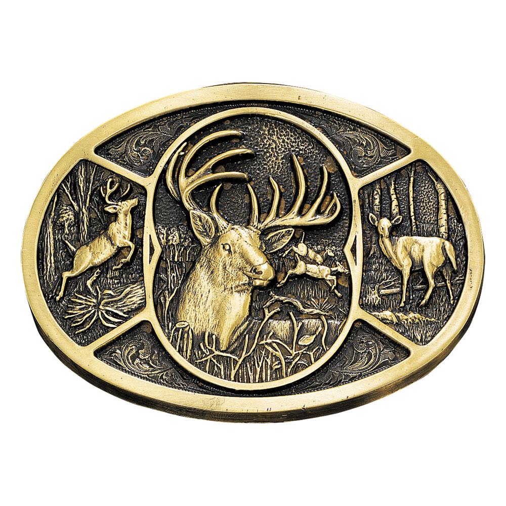 Montana Silversmiths Deere Heritage Buckle-60796C