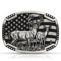 Montana Silversmiths Matched Pair Deer Buckle-A785S
