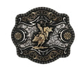 Montana Silversmiths A-Blaze Framed Bull Rider Buckle-A886