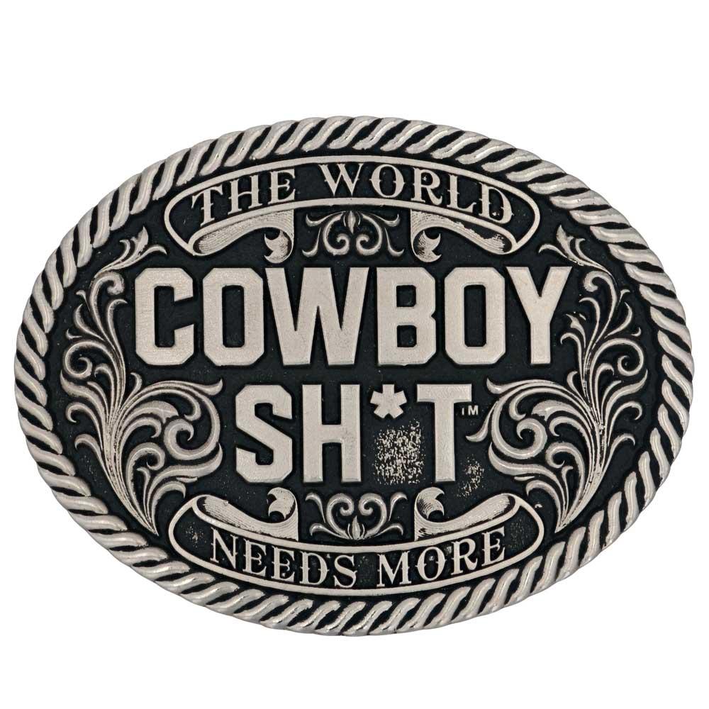 Montana Silversmiths Cowboy Sh*T Buckle-A890CST