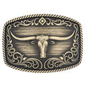 Montana Silversmiths Longhorn Legend Heritage Buckle-A973C